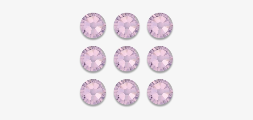 Heat Adhesive Light Amethyst Rhinestones - Bingo Pattern Inside Square, transparent png download