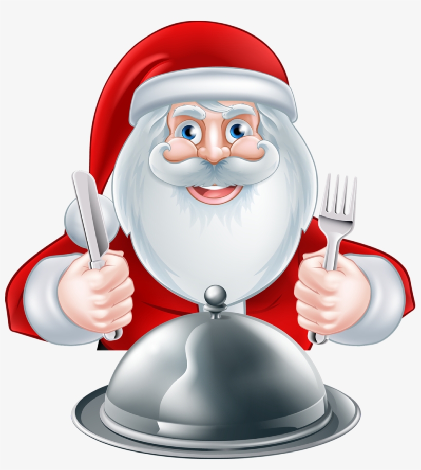 012 - Santa Claus Eating Png, transparent png download