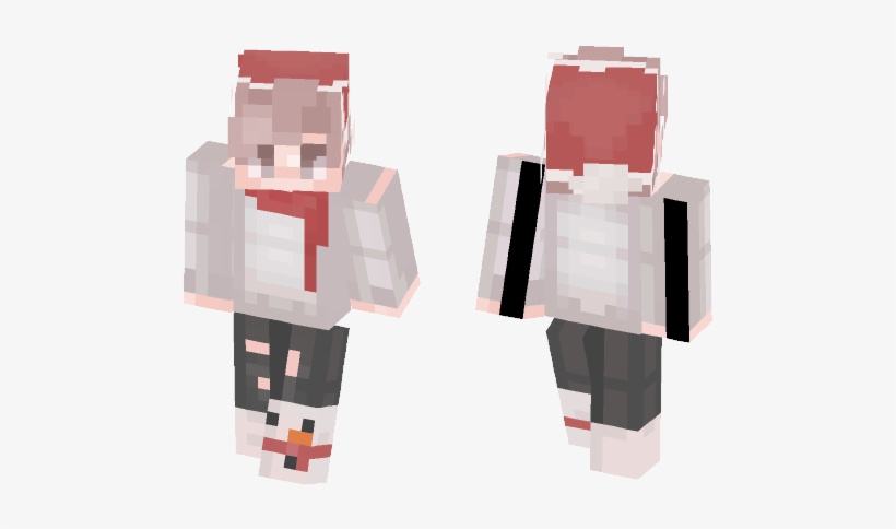 Install Kawaii Boy With Santa Hat Skin Instruction - Don't Hug Me I'm Scared, transparent png download