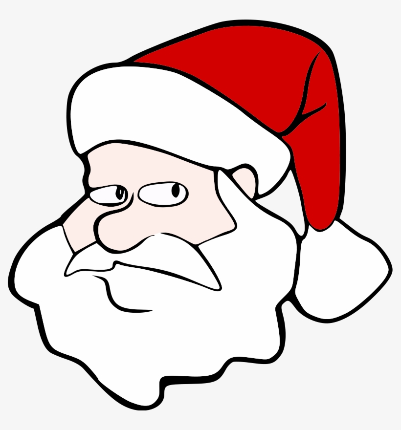 Santa 2 Svg Clip Arts 588 X 596 Px, transparent png download