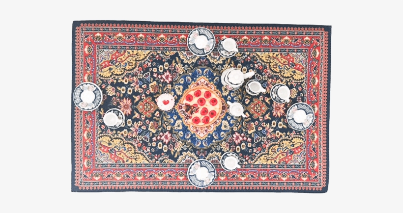 Fairy Add On Set Picnic Red Rug Blue Tea Set From Little - Motif, transparent png download