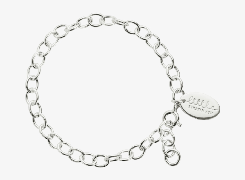 Charm Bracelet Chain S/m Size 3-6years - Bracelet Silver Png, transparent png download
