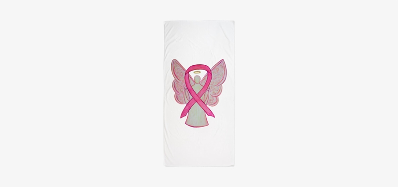 Awareness Art Gallery - Zazzle Rosa Bewusstseins-band-krebs-engel Chemo Decken, transparent png download
