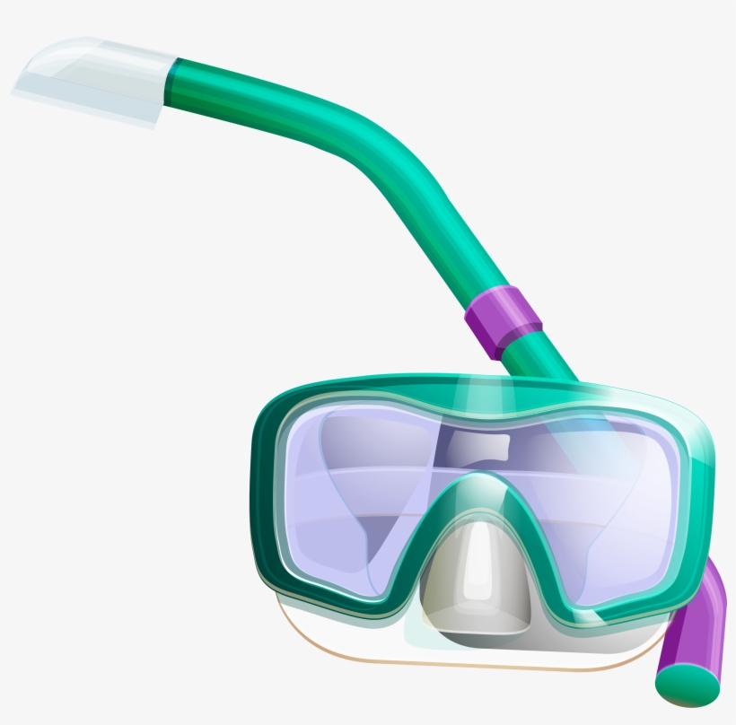 View Full Size - Snorkel And Mask Png, transparent png download