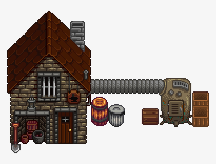 Blacksmith - Forgeron Stardew Valley, transparent png download