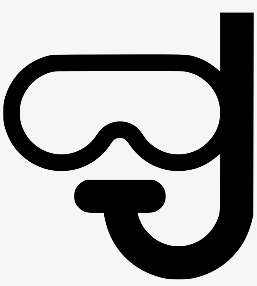 Diving Snorkel And Mask Comments - Mask & Snorkel Svg, transparent png download