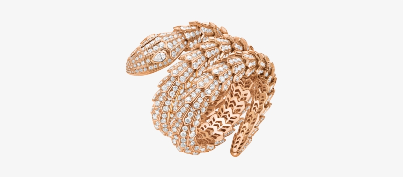 Sinuously Coiling Around The Wrist, The Serpenti Bracelet - Bulgari High Jewelry Serpenti, transparent png download