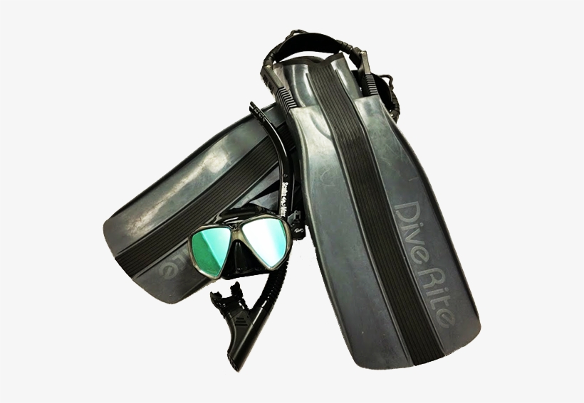 Mask Fins Snorket - Mask Snorkel Fins, transparent png download