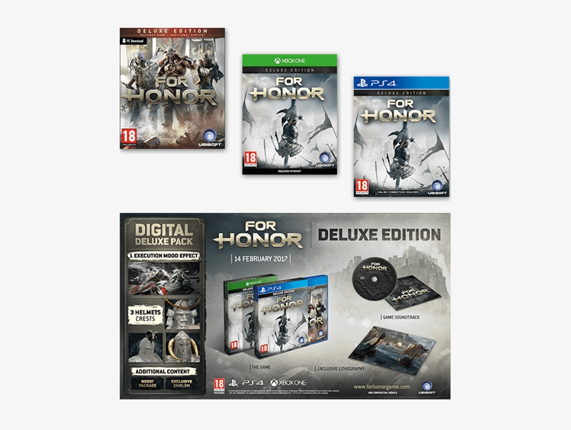 For Honor - Deluxe Edition - Honor - Deluxe Edition Xbox One, transparent png download