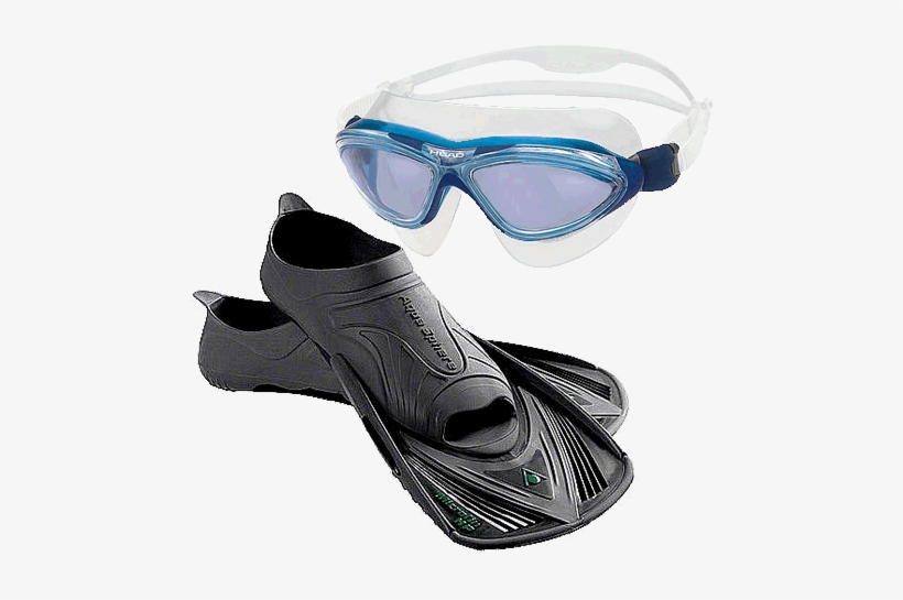 Aqua Sphere Microfin Hp Fitness Fins - Black/black, transparent png download