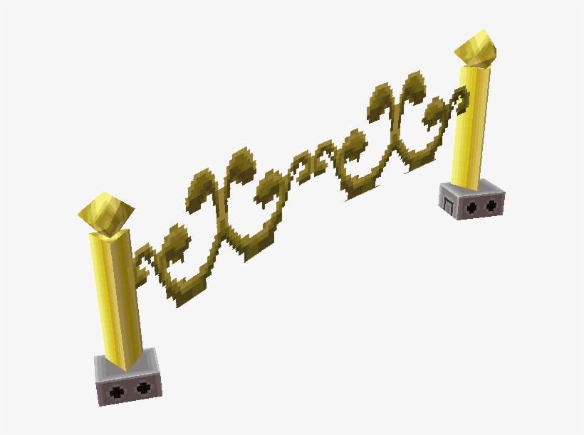 Golden-handrail - Portable Network Graphics, transparent png download