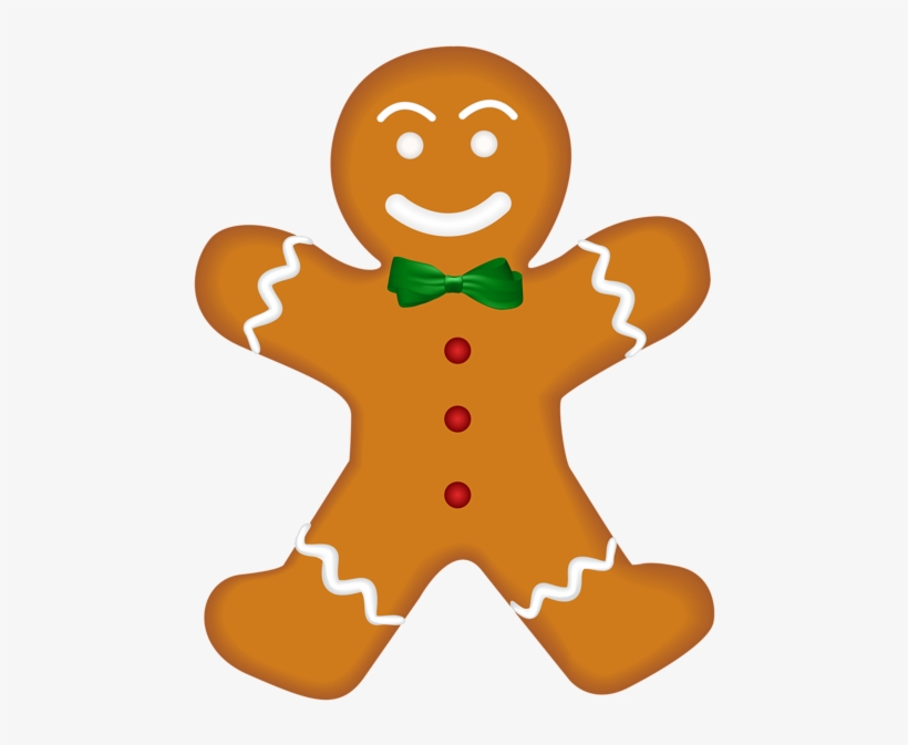 Christmas Gingerbread Png Clip Art Image - Gingerbread Png Clipart, transparent png download