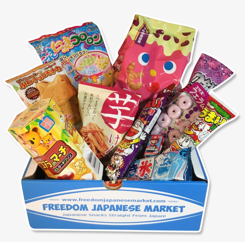Japanese Snacks And Candy From Freedom Japanese Market - Japanese Snacks Png, transparent png download