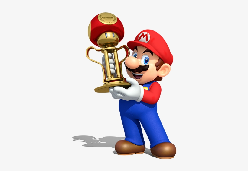 Feel The Rush As Your Kart Rockets Across The Ceiling - Mario Kart Trophy, transparent png download