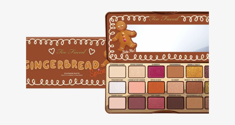 You Will Want Everything In The Too Faced Holiday 2018 - Too Faced Gingerbread Palette, transparent png download