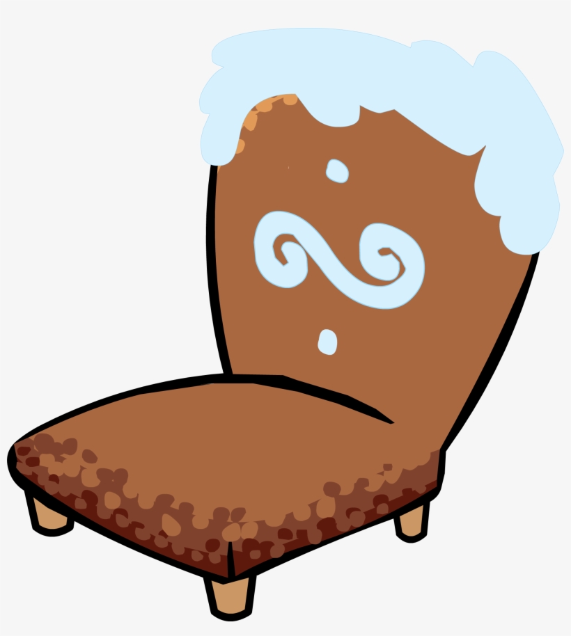 Gingerbread Chair Furniture Icon Id 795 - Club Penguin Furniture Sprite, transparent png download