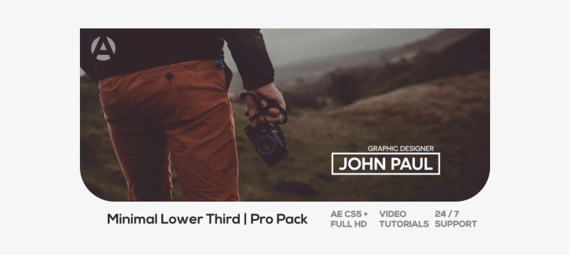 Clean Minimal Lower Thirds - Download, transparent png download