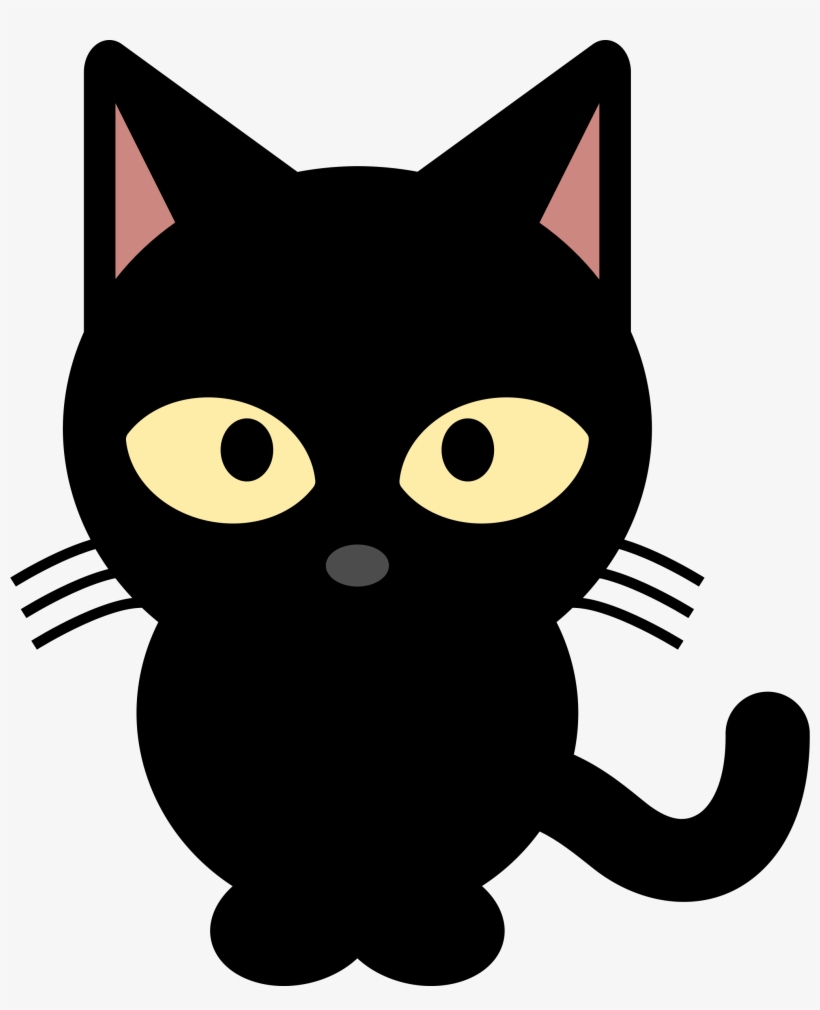 Cat Png Clipart - Black Cat Clipart, transparent png download