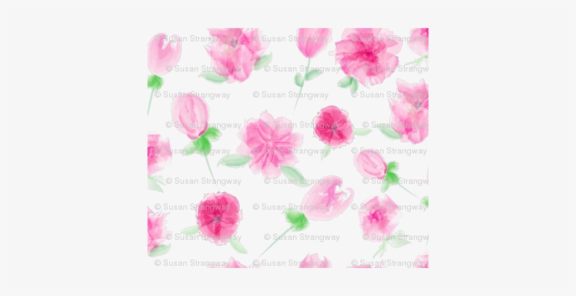 Watercolor Flowers - Rose, transparent png download