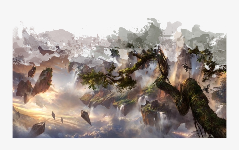 Root Caves - Art Of Magic: The Gathering - Zendikar (magic The Gathering), transparent png download