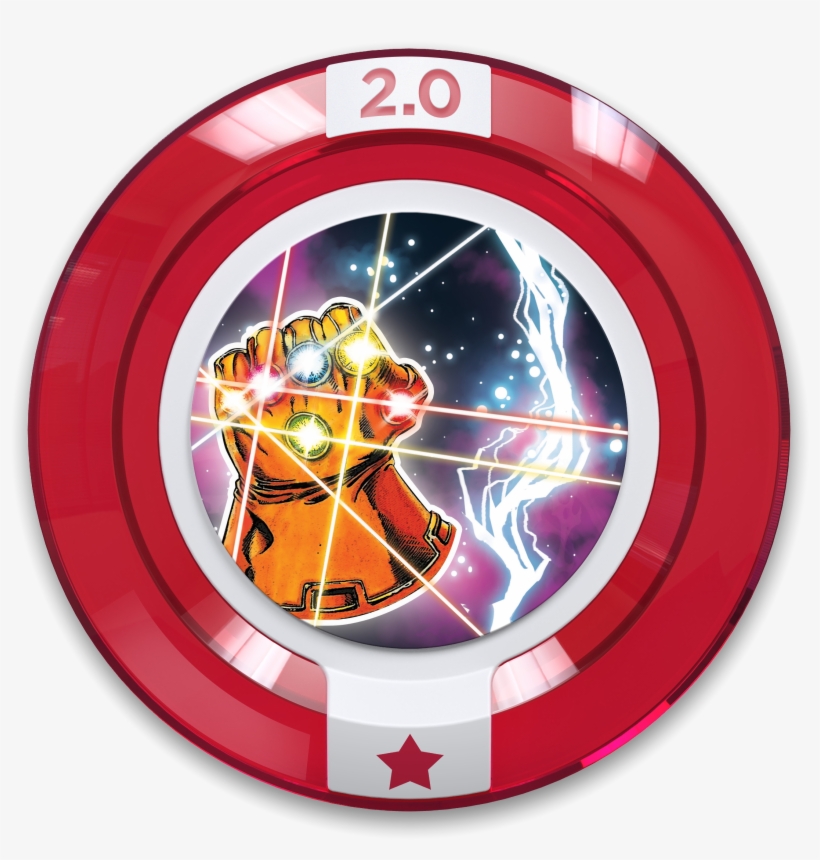 Infinity Gauntlet Disc - Disney Infinity 2.0 Captain Marvel Disc, transparent png download