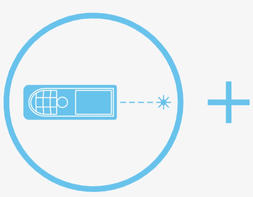 Icon Hand Laser - Circle, transparent png download