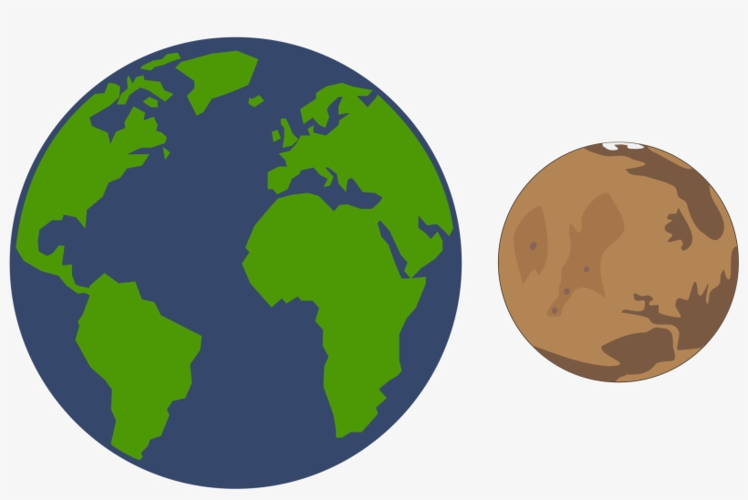 Open - Earth And Mars Png, transparent png download