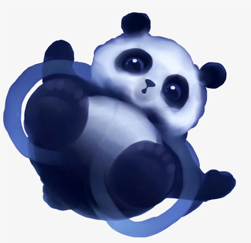Panda Puddle Water Panda🐼 Pandalove Pandabear Watercol, transparent png download