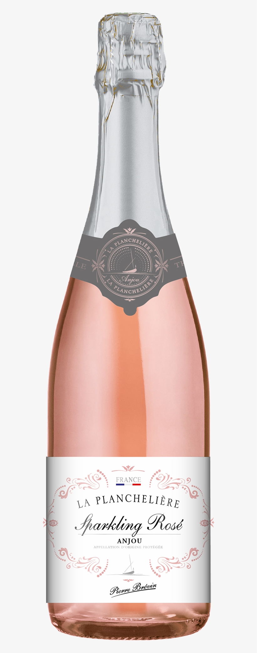 La Planchelière Sparkling Rosé Nv Bottle - La Planchelière Sparkling Rosé Nv, transparent png download