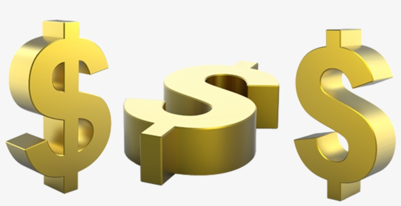 Free Png Gold Dollar Png Pic Png Images Transparent - Dollar Sign Gold Png, transparent png download