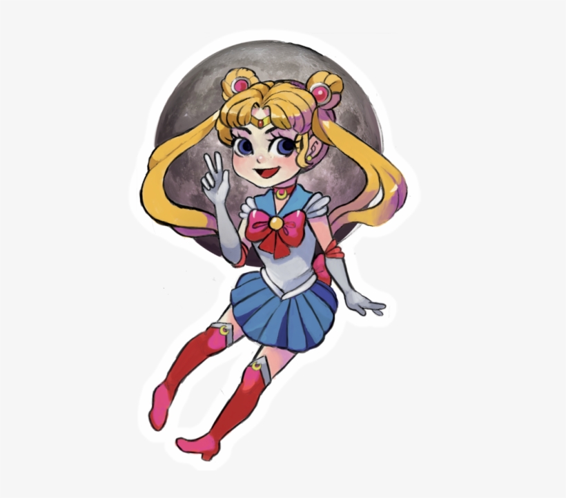 My Sailor Moon Charm & Fanart, Almost Ready For Sale - Cartoon, transparent png download