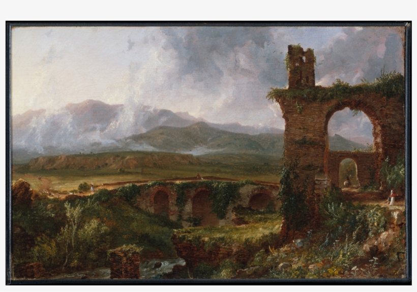 A View Near Tivoli , - Thomas Cole Art, transparent png download