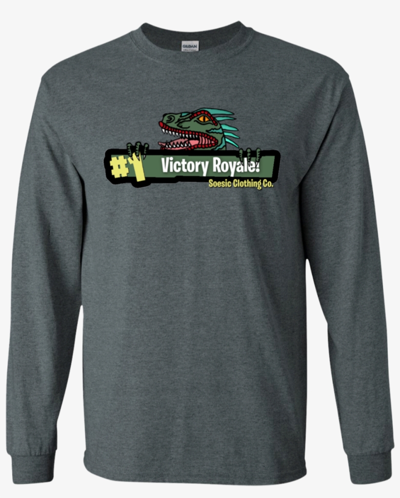 Soesic Victory Royale Fortnite Ls T-shirt - Floyd Mayweather Tmt On Fire, transparent png download