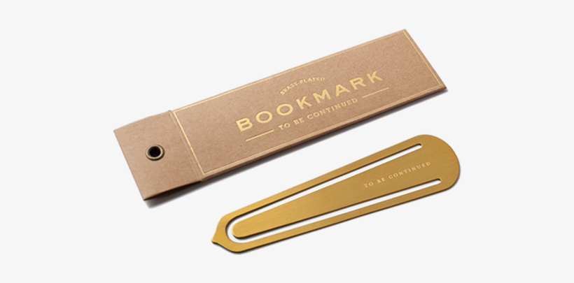 To Be Continued Brass Bookmark - Bookmark, transparent png download
