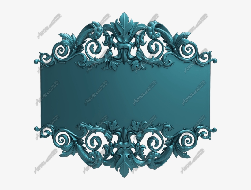 Filigree Sign Blank Square - Cake Decorating, transparent png download