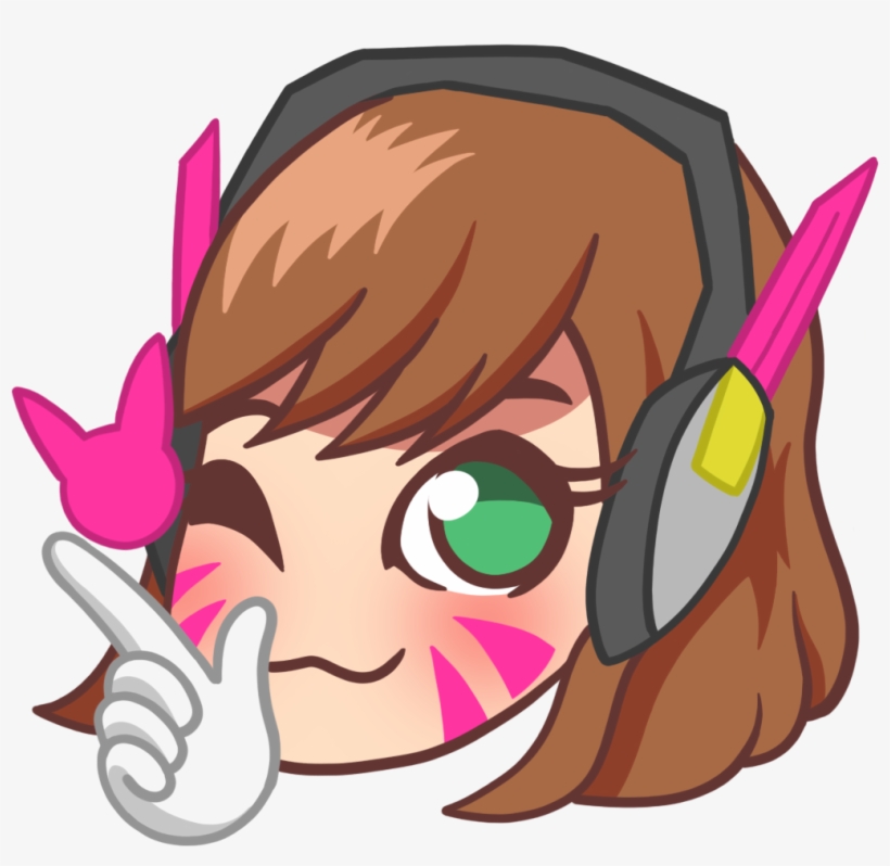 Dva Style Emote On Behance Png Freeuse Stock - Transparent Emotes, transparent png download
