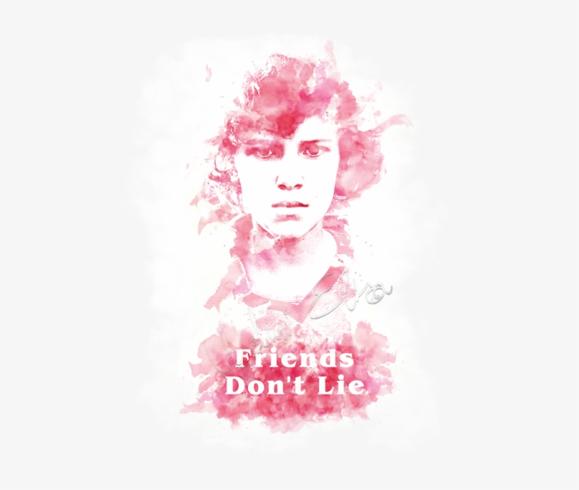 Friends Don't Lie Watercolor - Poster, transparent png download