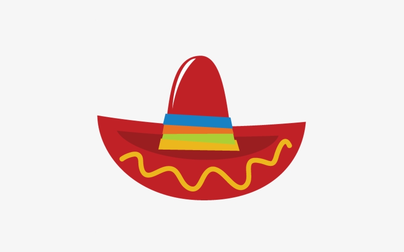 Sombrero Svg File For Scrapbooking Cardmaking Sombrero - Sombrero With Transparent Background, transparent png download