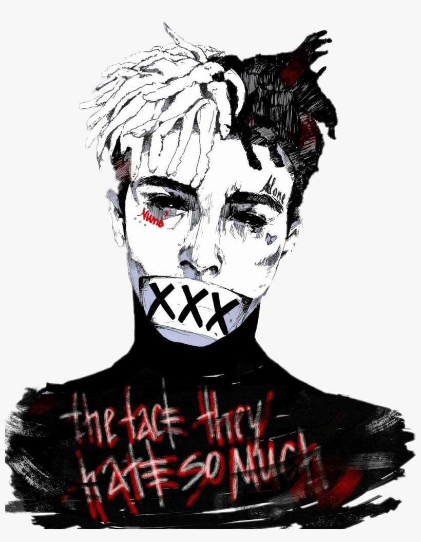 Report Abuse - Xxxtentacion The Face They Hate So Much, transparent png download