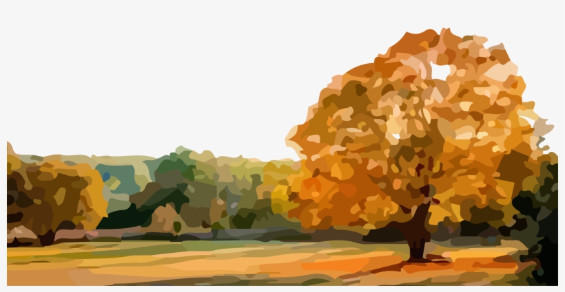 Paisajes De Otono Con Arboles, transparent png download