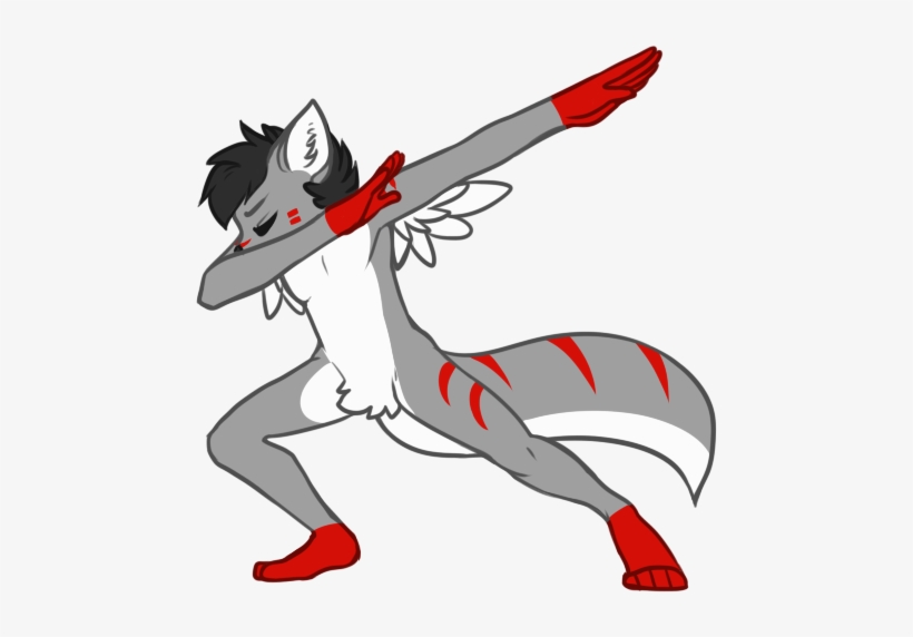 Dab To The Skies [mrsenpai] - Furry Dabbing, transparent png download