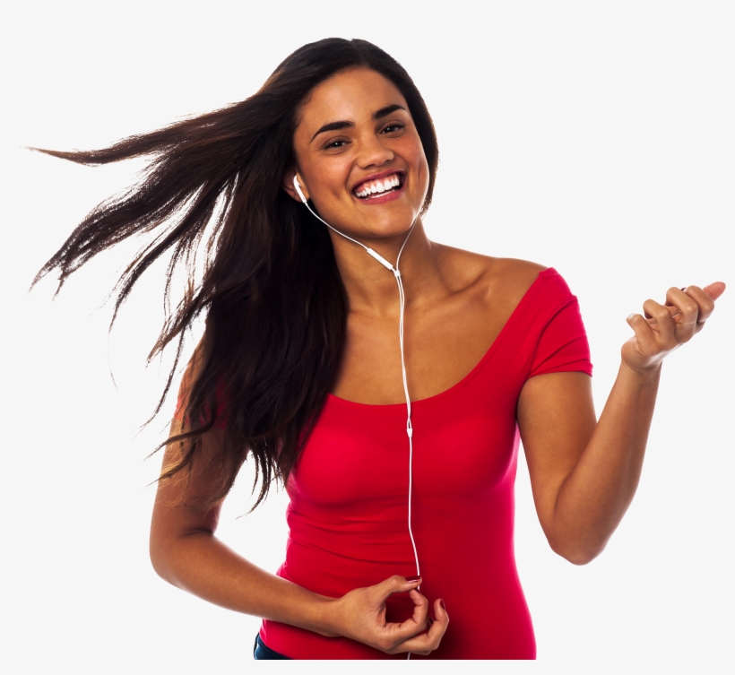 Women Listening Music Royalty-free Png Photo - Music, transparent png download