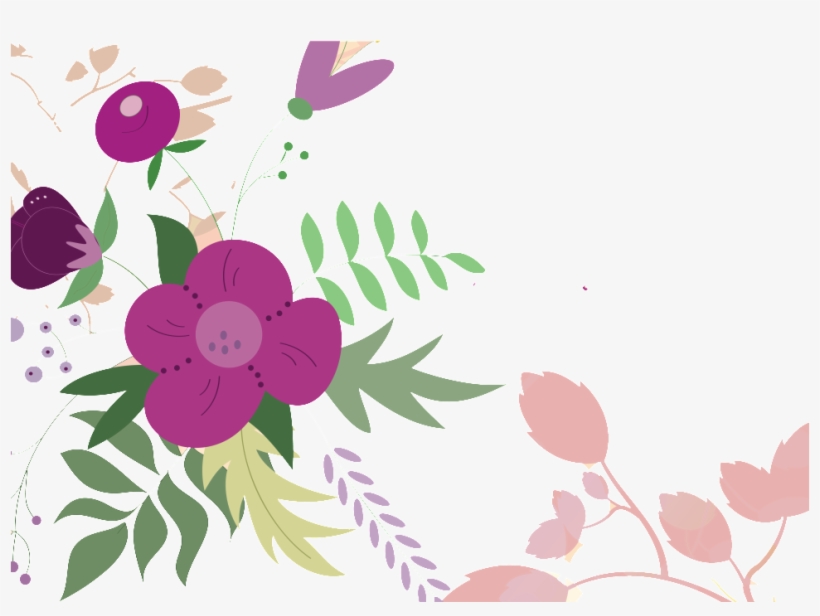 Este Gráficos Es Pintado A Mano De Flores Y Flores - Flores En Alta Definicion, transparent png download
