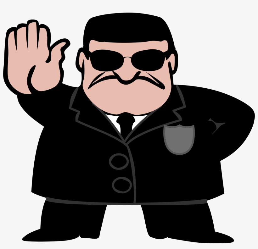 Free Fbi Police Man Stop Clipart Clipart And Vector - Fbi Clipart, transparent png download