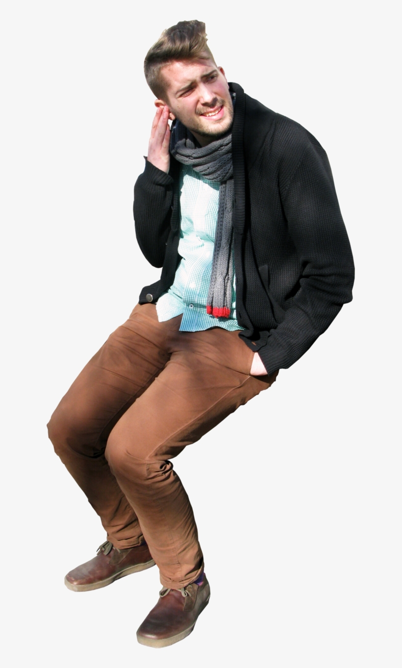 Sitting Man Png - People Sitting Png Top, transparent png download