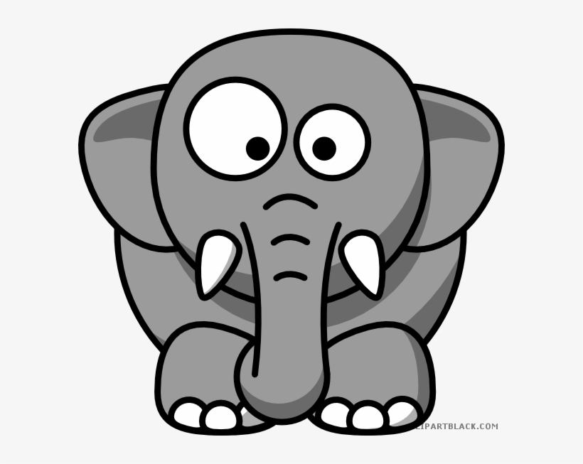 Picture Transparent Library Clipartblack Com Animal - Grey Elephant Clipart, transparent png download