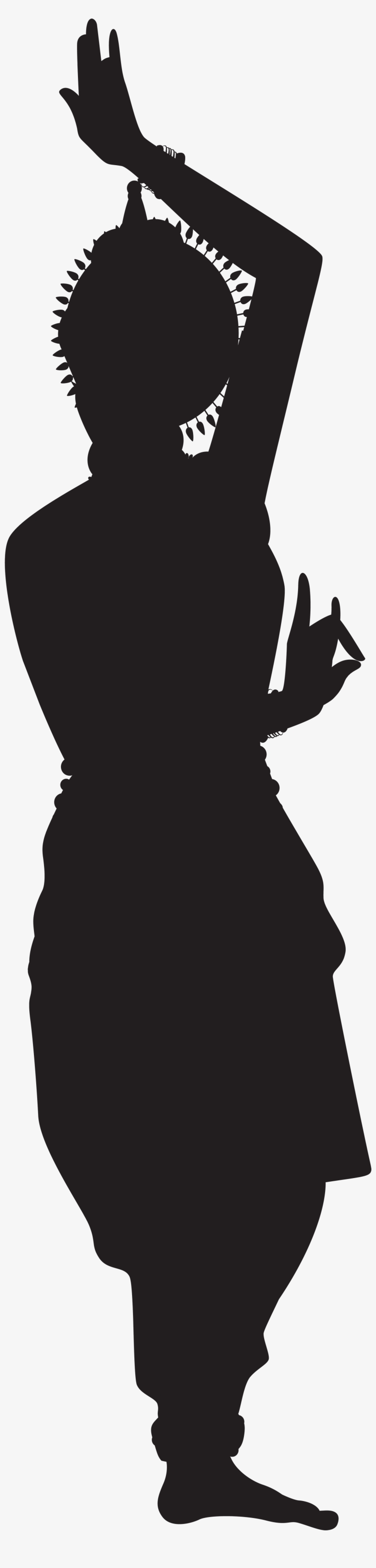 Indian Dancer Png Black And White, transparent png download