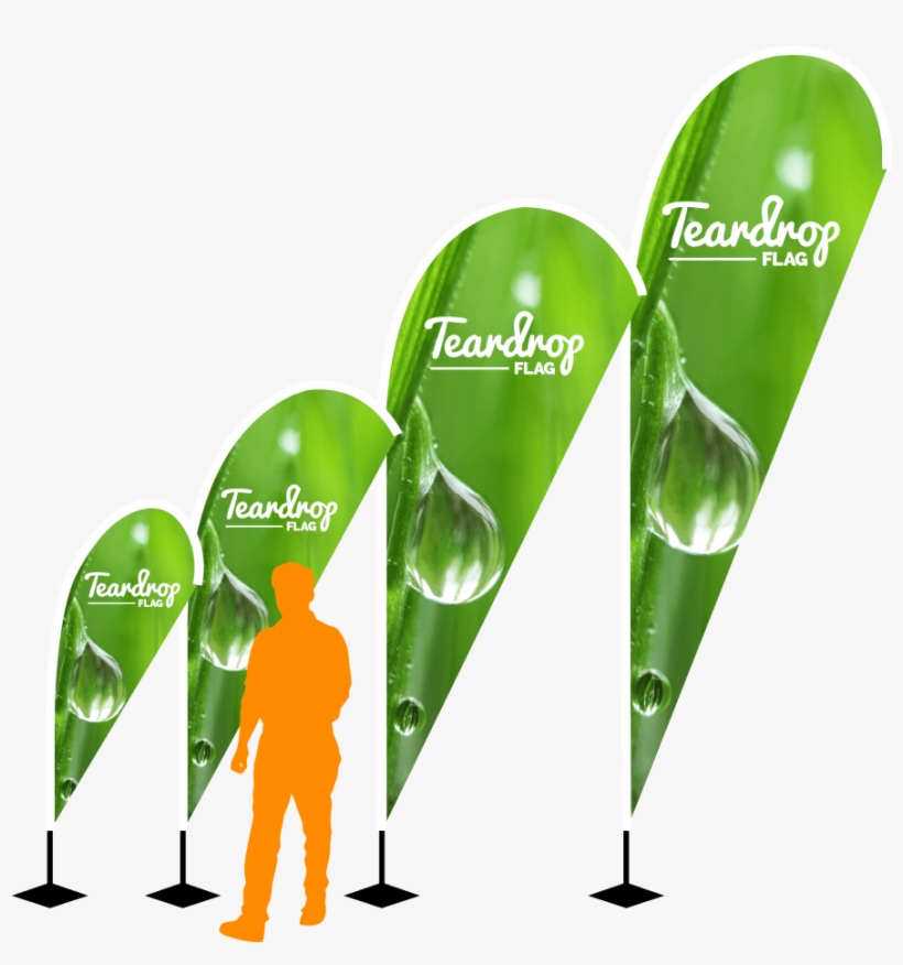 Teardrop Flag Printing, Printed Flag - Banner, transparent png download