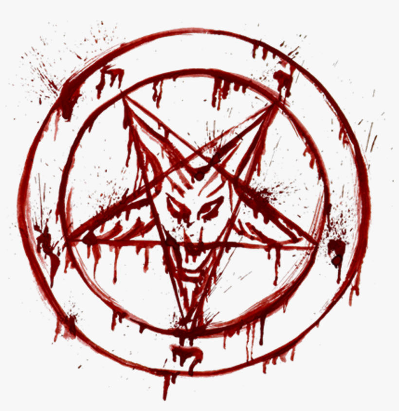 215kib, 420x420, Pentagram - Baphomet Baphomet Tile Coaster, transparent png download