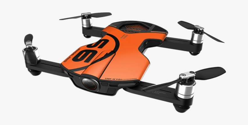 Winglsand S6 Selfie Drone W Hd Camera - Wingsland S6 Drone (orange), transparent png download